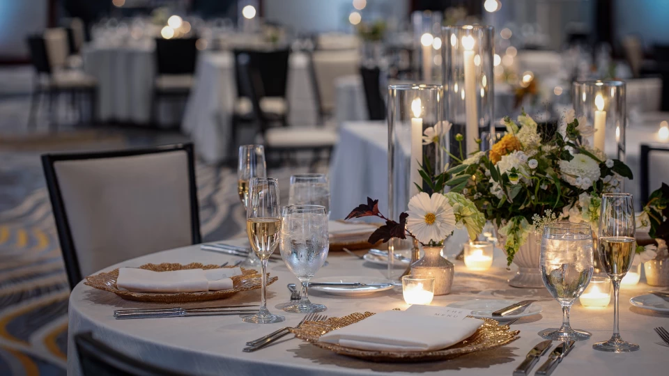 Ballroom Detail Table Set-Up 2023
