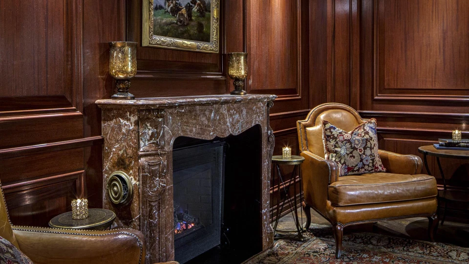 AGP Lumber Baron fireplace small