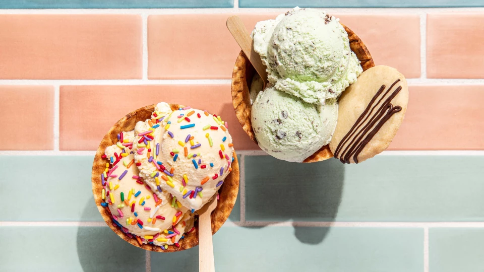 HEP Sundaze Mint Vanilla Waffle Cup Wide Small Dec2025