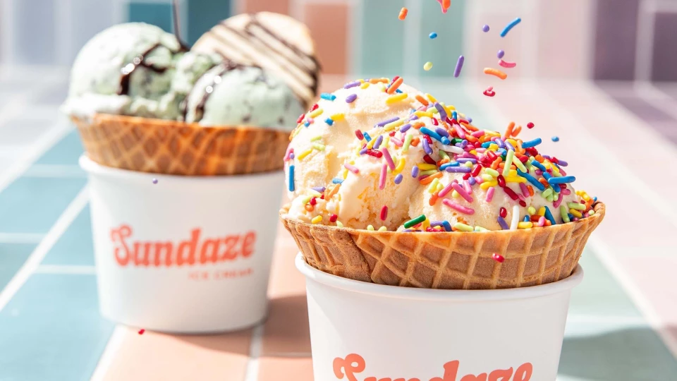 HEP Sundaze Mint Vanilla Waffle Cup Sprnkle Small Dec2025